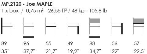 Fenabel 2-х местный кожаный диван Joe sun-id-1382210 - Вид №1
