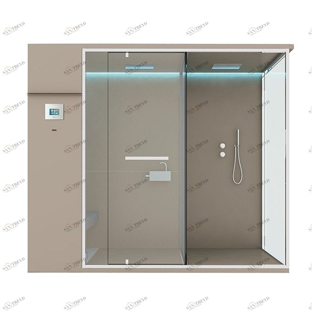 СПА: ХАМАМ С ДУШЕМ 242 УГЛОВАЯ ETHOS Gruppo Geromin SSAET8A6DH