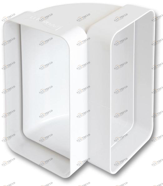 First Corporation Вертикальный изгиб в абс для прямоугольной трубы La ventilazione Ccv126b