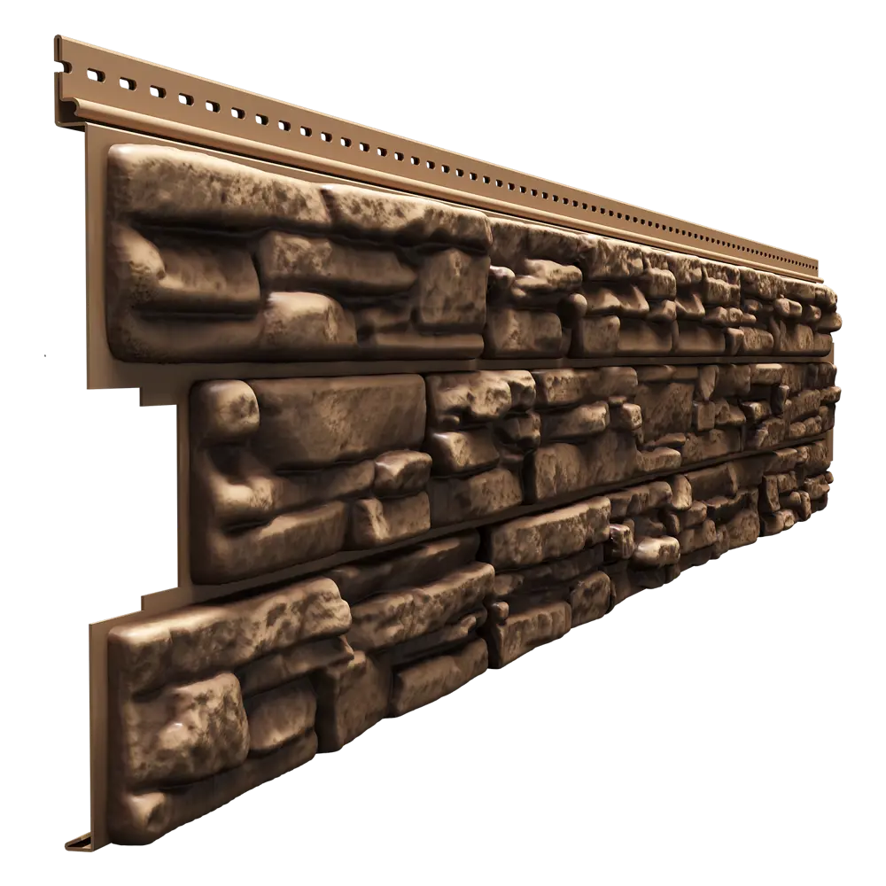 85346250 Сайдинг виниловый Döcke Rocky Сланец 1.8 м Кедровый Орех 0.51 м² STLM-0062053