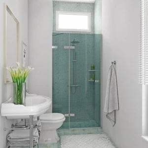 Душевая дверь в нишу 105x200 GK-862A стекло прозрачное 6 мм GUTEWETTER TREND DOOR