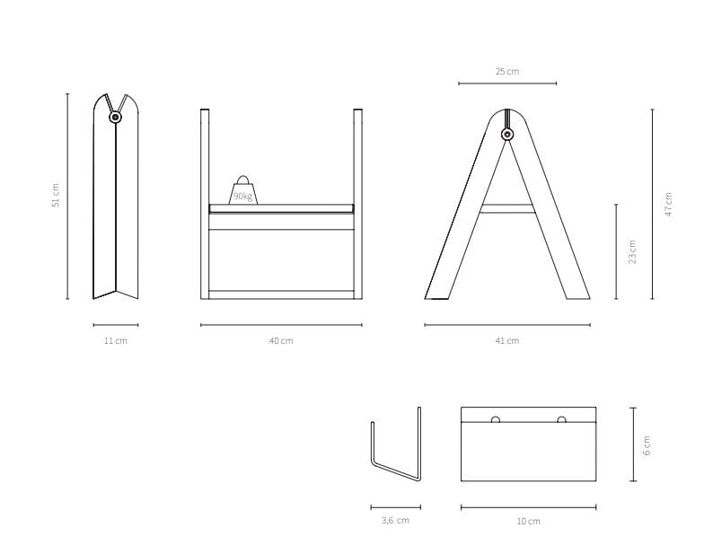 Складная дубовая лестница Gejst Reech ARCH-00116187 - Вид №17