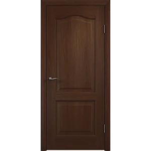 Дверь межкомнатная глухая Антик 80x200 см ПВХ цвет итальянский орех без замка, без петель