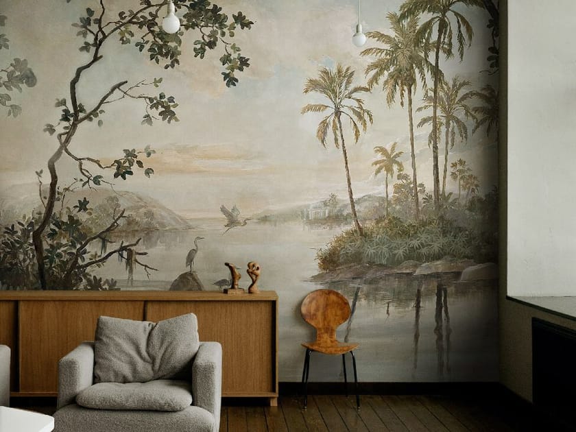 Обои с цветочными мотивами Jannelli&Volpi LACUSTRE ARCH-00075709