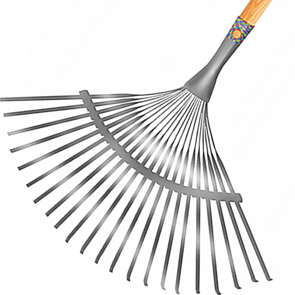 Веерные грабли Fiskars Plantic Pro для эффективной уборки листвы 87669466 STLM-0074777 - Вид №1