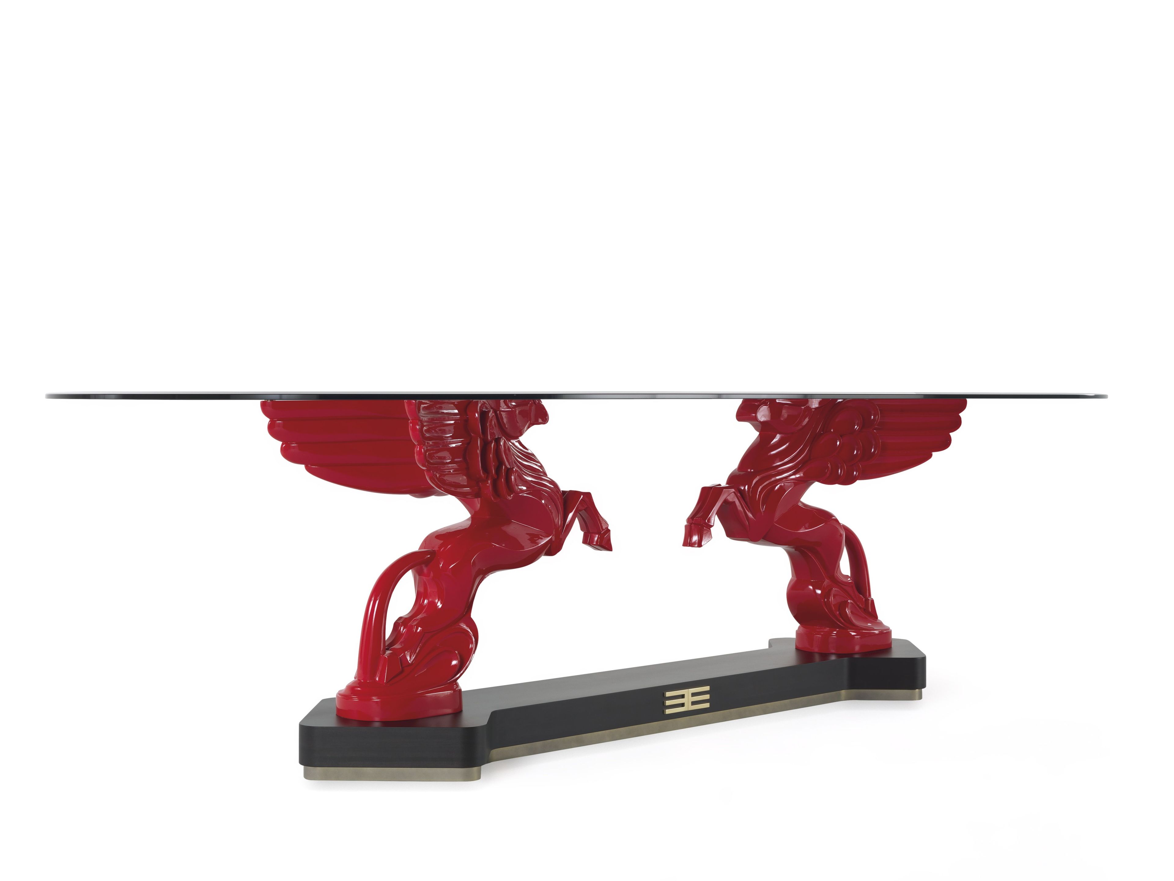 Деревянный и стеклянный стол ETRO Home Interiors Mythos ARCH-00148320 - Вид №2