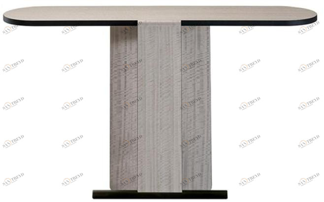 Casamilano Овальная консоль из фанерованной древесины sun-id-1488832