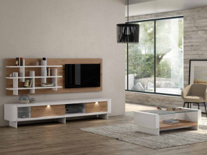 Низкий ТВ-шкаф