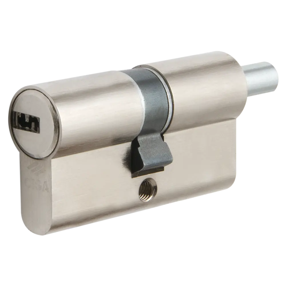 Цилиндр Cisa Astral ОА312-07.12, 30x30 мм, ключ/шток, цвет никель, без вертушки STLM-2046406
