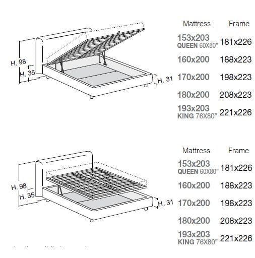 Контейнерная кровать Bolzan Joy ARCH-00141161 - Вид №4
