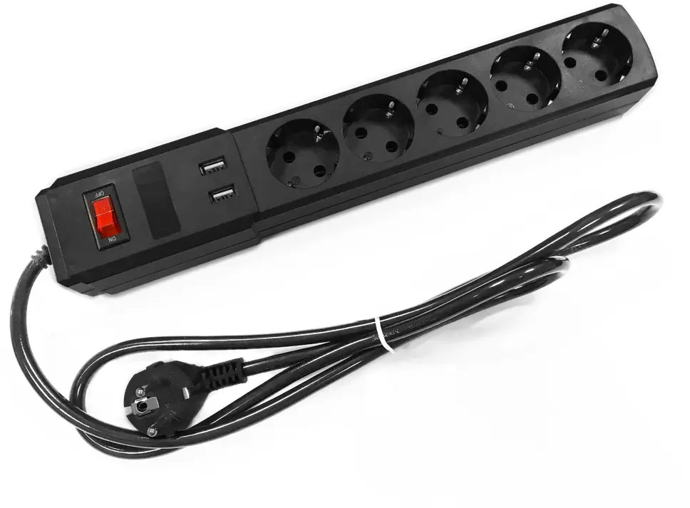 Сетевой удлинитель SKYBEAM с USB-портами и защитой 82600368