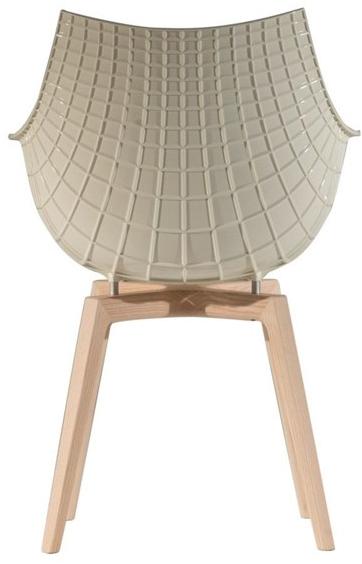 Driade Стул из поликарбоната с основанием из ясеня Meridiana sun-id-1470093 - Вид №1