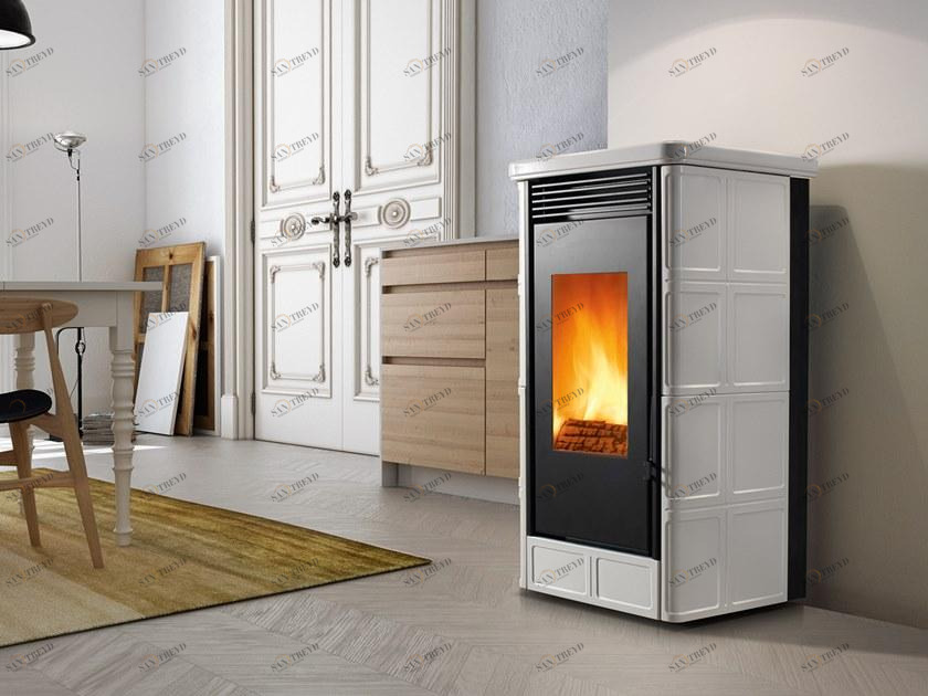 CAMINETTI MONTEGRAPPA Настенная печь на дровах из майолики Country sun-id-1386519