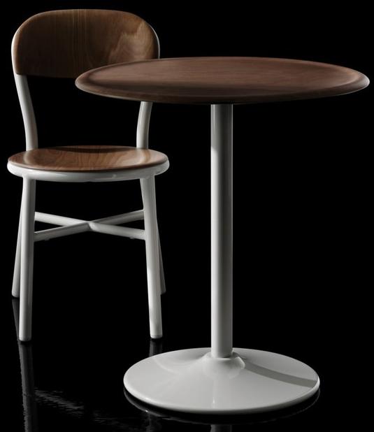 Magis Круглый стол из фанерованной древесины Pipe sun-id-1436352 - Вид №1