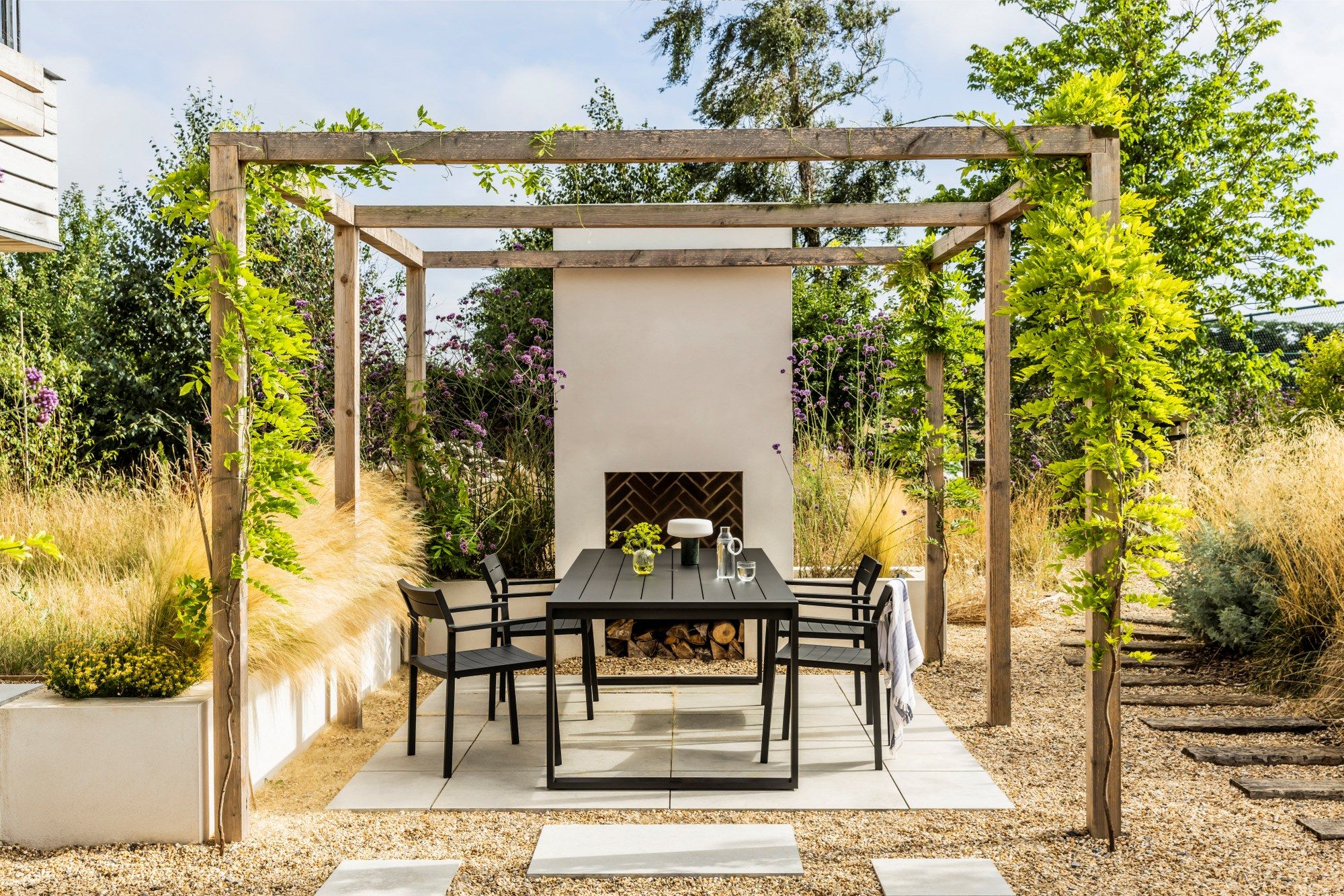 Алюминиевый стул для сада с открытой спинкой Case Eos ARCH-00054326 - Вид №19