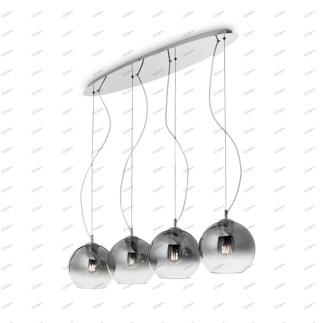 Подвесной светильник Ideal Lux Discovery Fade SB Big IDEAL LUX ДИЗАЙНЕРСКИЕ 083844 Серебро 