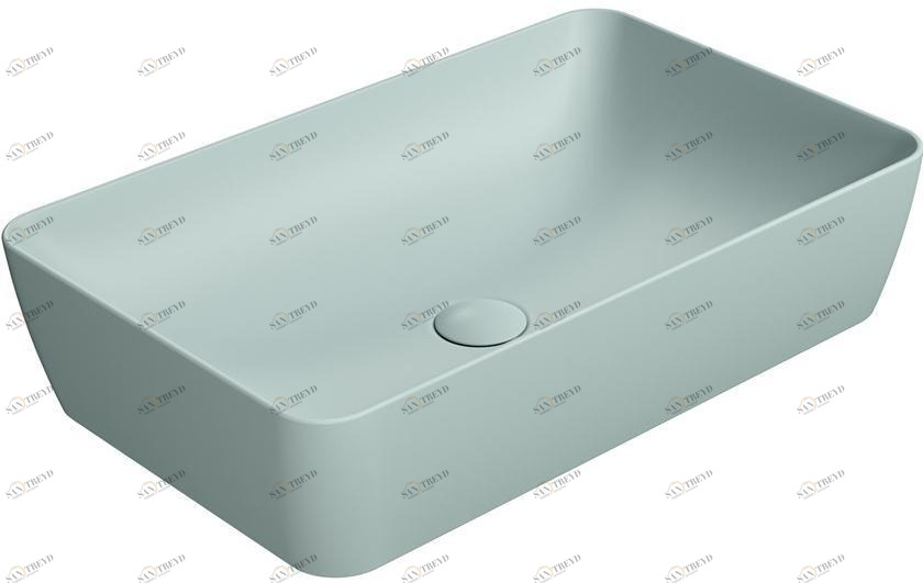 Подвесная раковина настенная овальная GSI ceramica Color elements белая sun-id-1383624