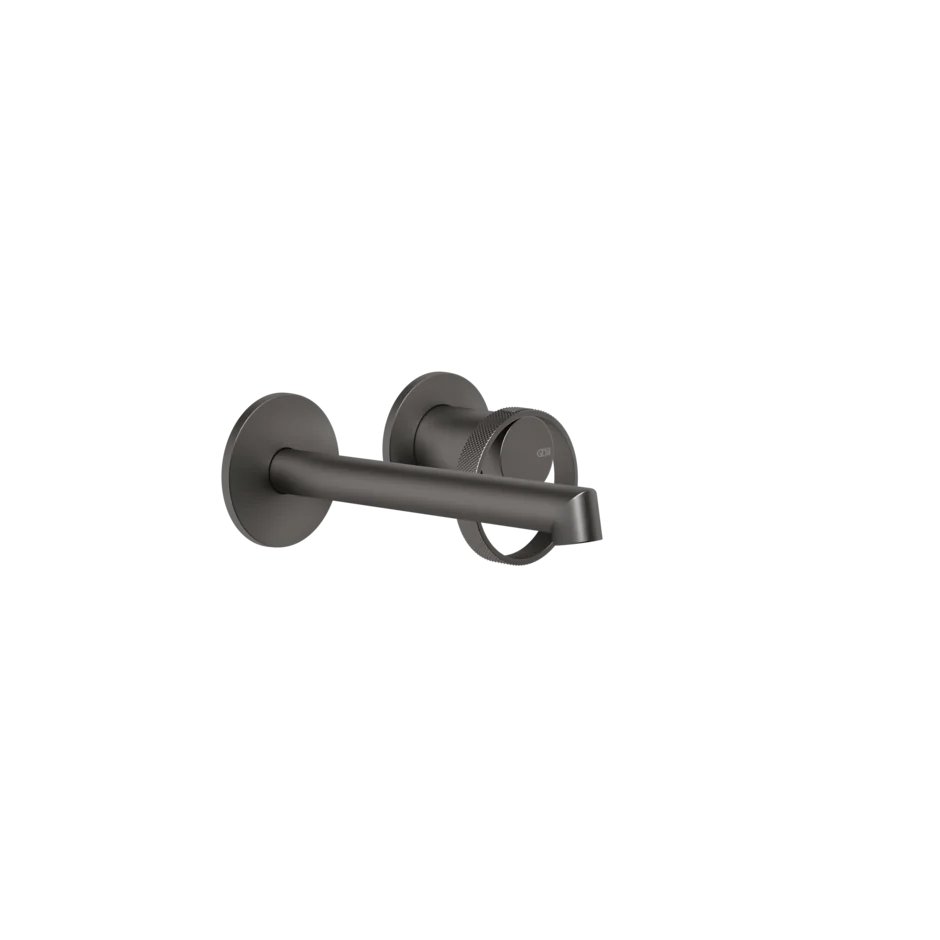 Смеситель для умывальника 63381 707 Gessi Anello ЧЕРНЫЙ МЕТАЛЛ BR. PVD 63381707