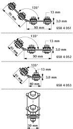 6584052 Монтажные профиля BIS RapidRail® Уголки 135° для создания конструкций из профиля RapidRail WALRAVEN  - Вид №1