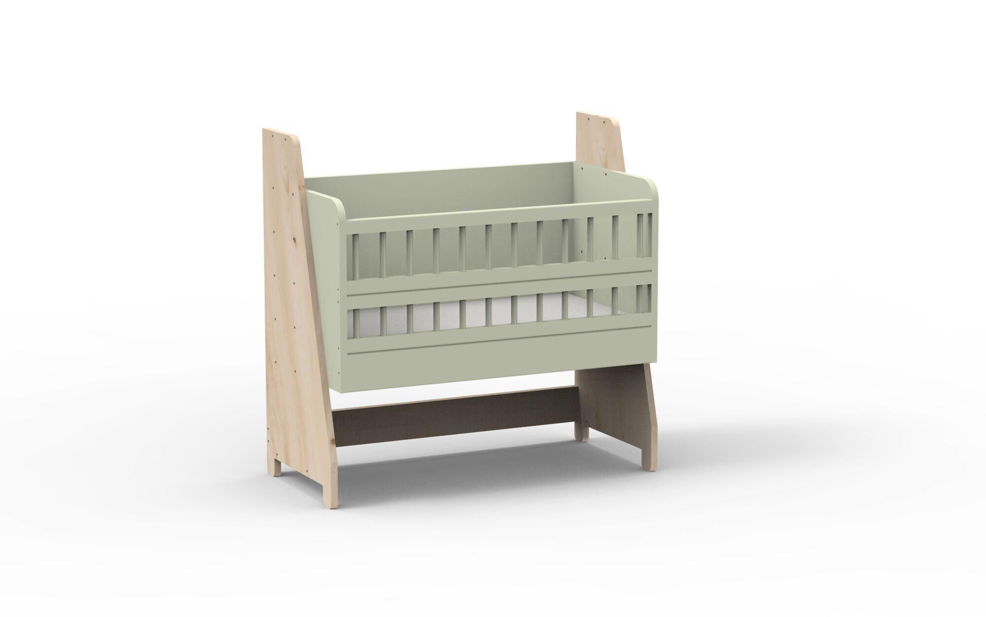 Лакированная деревянная кровать для сна Mathy by Bols ASYMETRY ARCH-00052185 - Вид №47