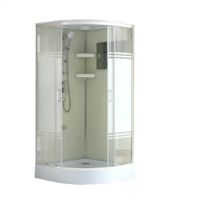 Душевая кабина Sensea Aurora 1/4 круга низкий поддон 100х100 см