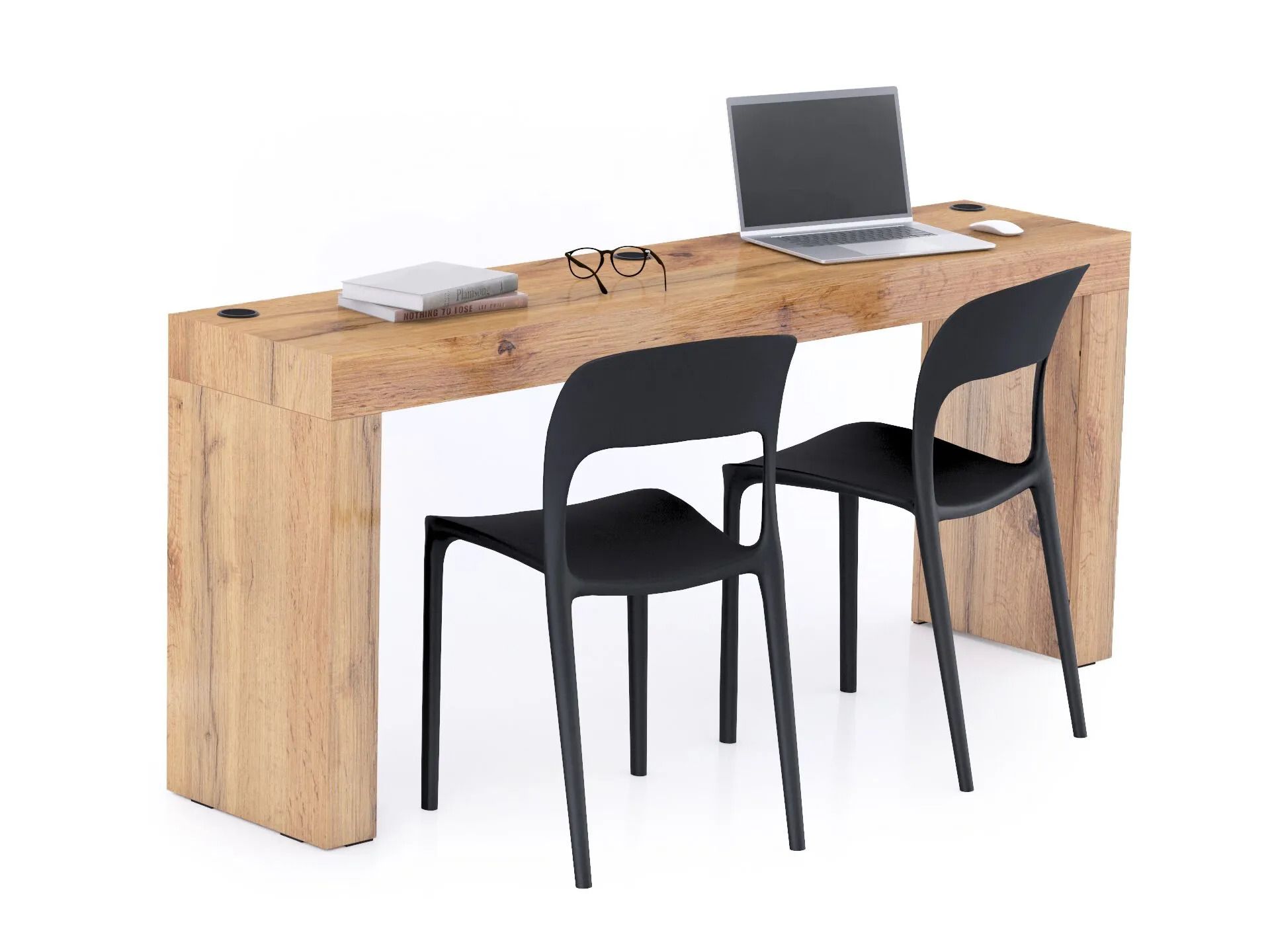 Прямоугольный меламинированный стол с беспроводным зарядным устройством Mobili Fiver Evolution ARCH-00123647