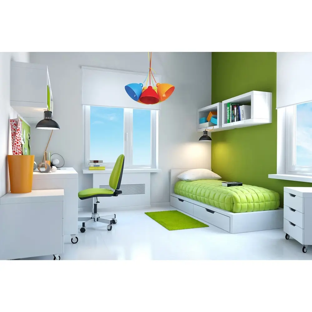 Люстра подвесная Улыбка 5xE27x60 Вт, металл/пластик, цвет хром/мультиколор MW-Light STLM-2207325 - Вид №14