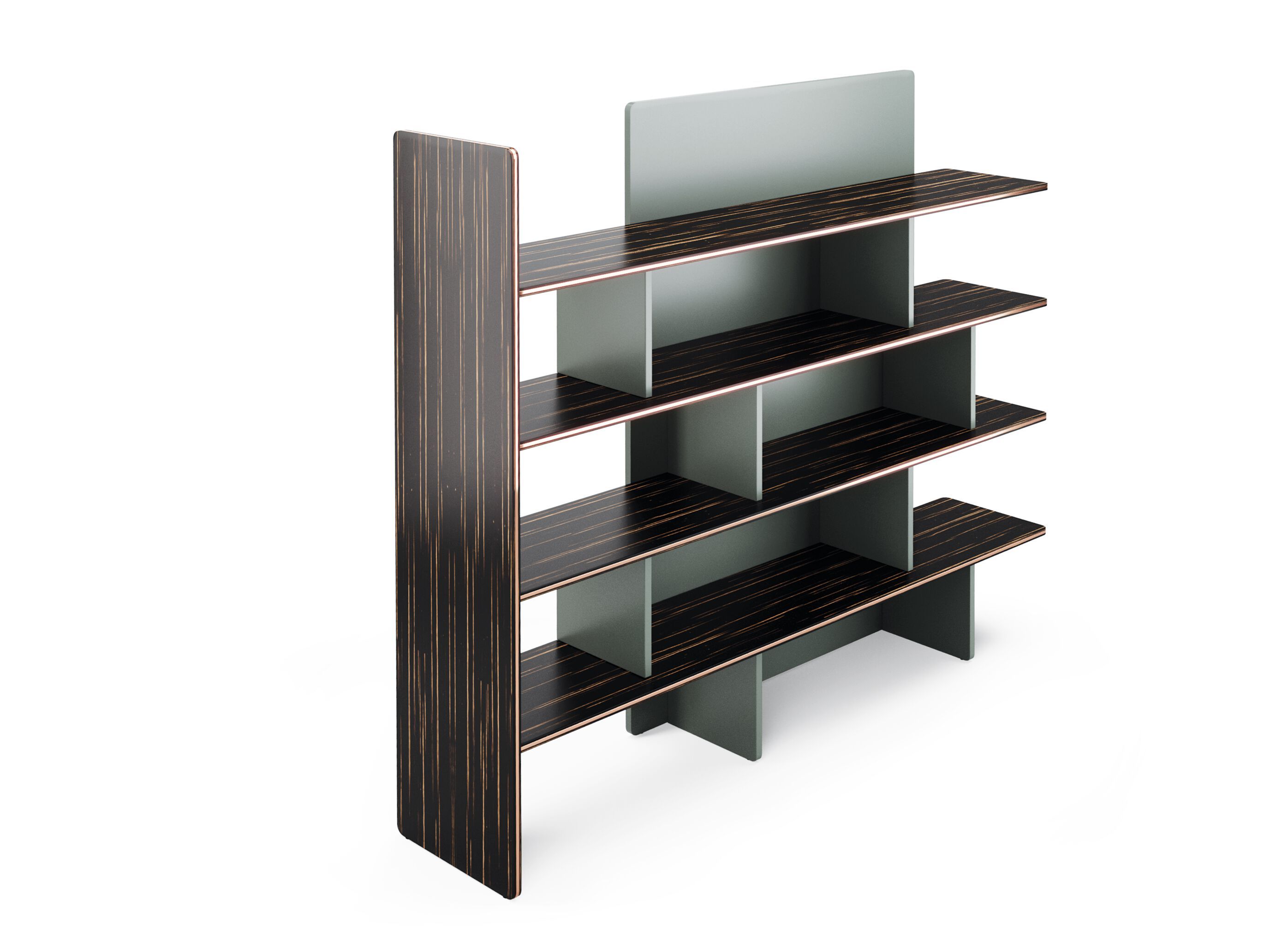 Деревянный книжный шкаф PRADDY Natur ARCH-00070029 - Вид №1