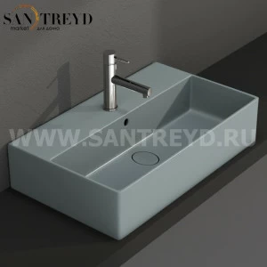 IN061BL Подвесная раковина настенная прямоугольная Ceramica Globo T-EDGE