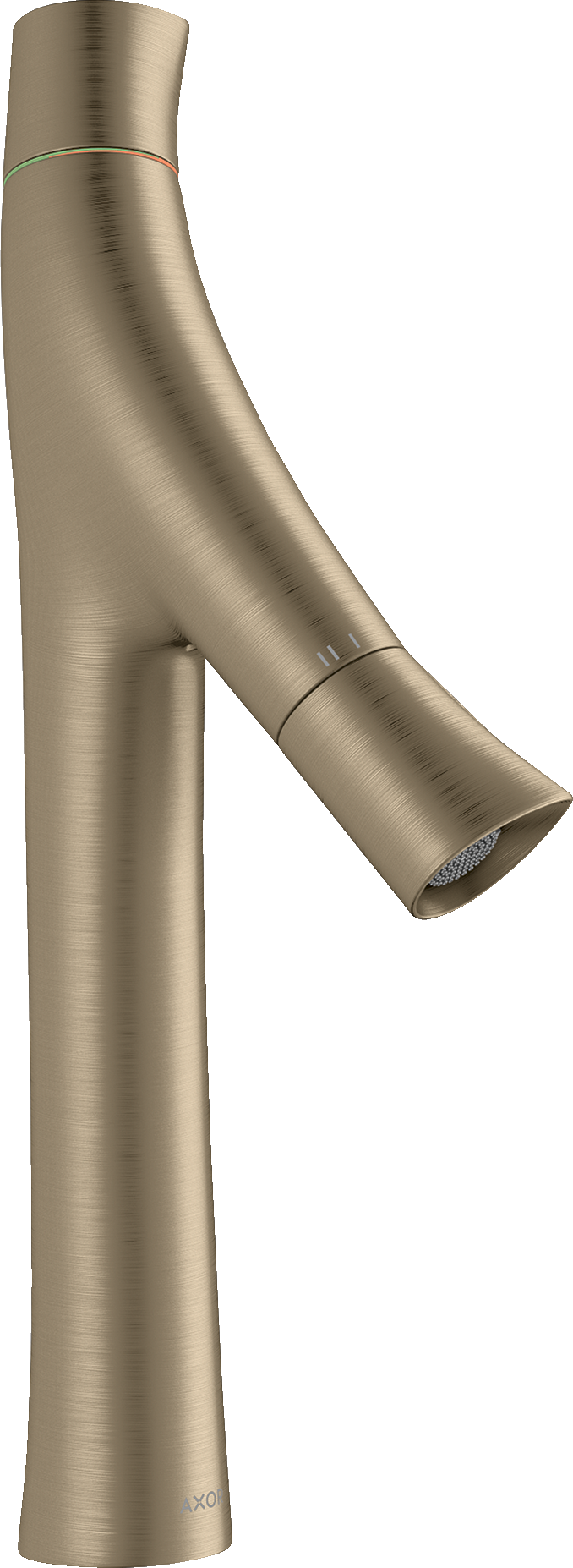 12012820 Смеситель для раковины, 2 ручки, 170, для умывальников, со сливным гарнитуром AXOR STARCK ORGANIC