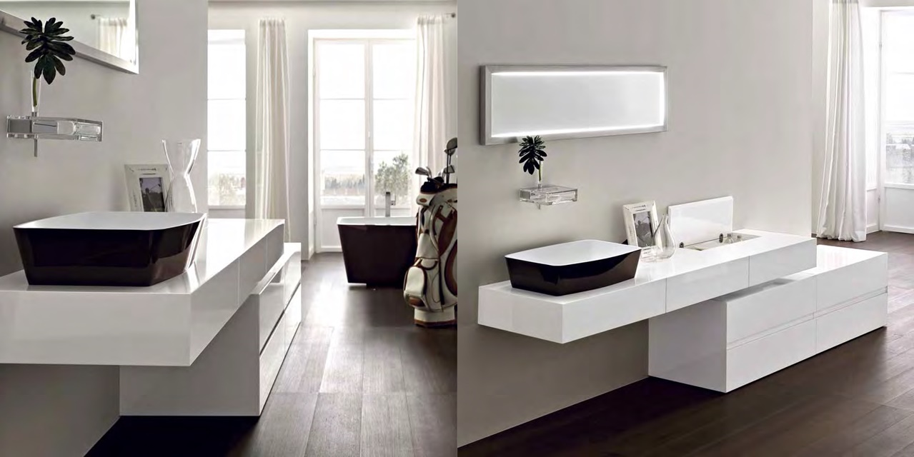 Toscoquattro Смеситель-полка для раковины Rubinetteria стекло прозр 08RB5TT - Вид №3