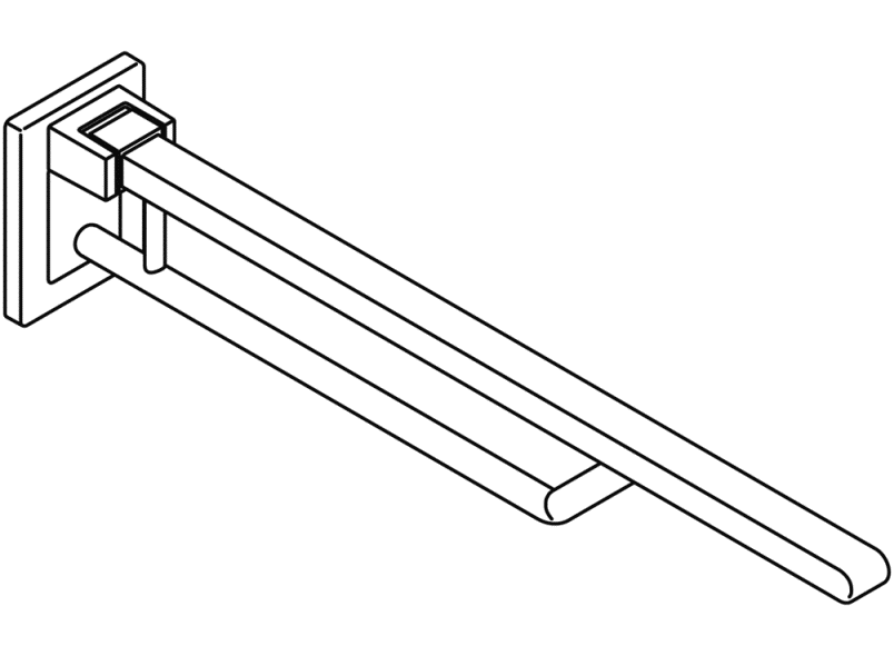 950.50.62040 Двойная опорная рейка на петлях HEWI Stützen  - Вид №7