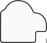 BY 1338 Зеркало в багетной раме - витая латунь 26 mm EVOFORM Definite - Вид №3