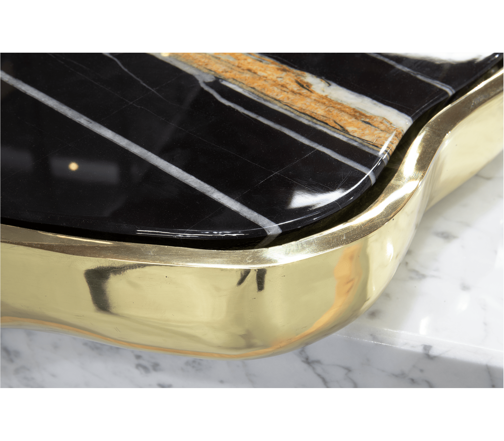 0-229 Navarra черно-белый центральный стол Boca Do Lobo  - Вид №7