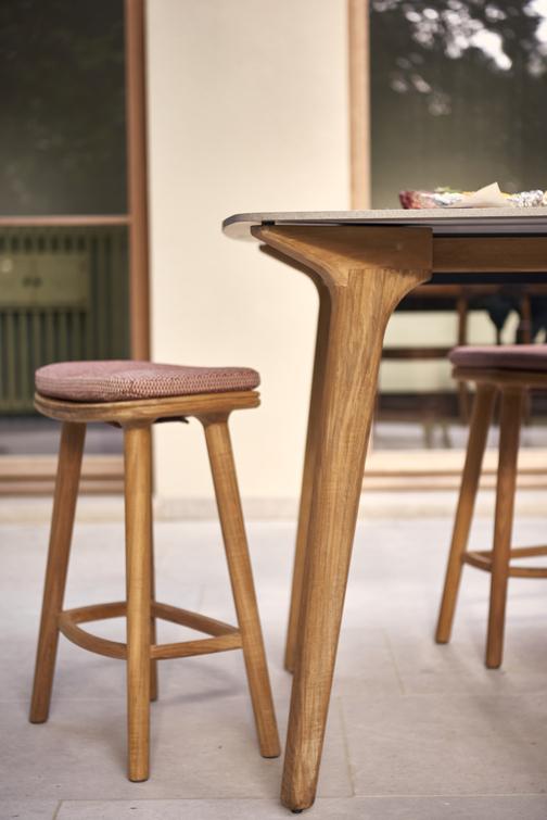 Табурет барный 61 teak Manutti Solid MNST07 - Вид №10