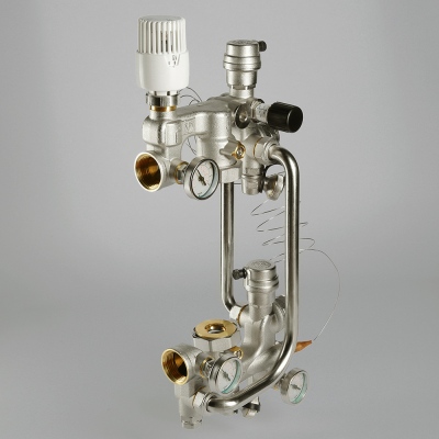 VT.COMBI.0.180 Насосно-смесительный узел для теплого пола VALTEC COMBI Valtec 180 мм  - Вид №10