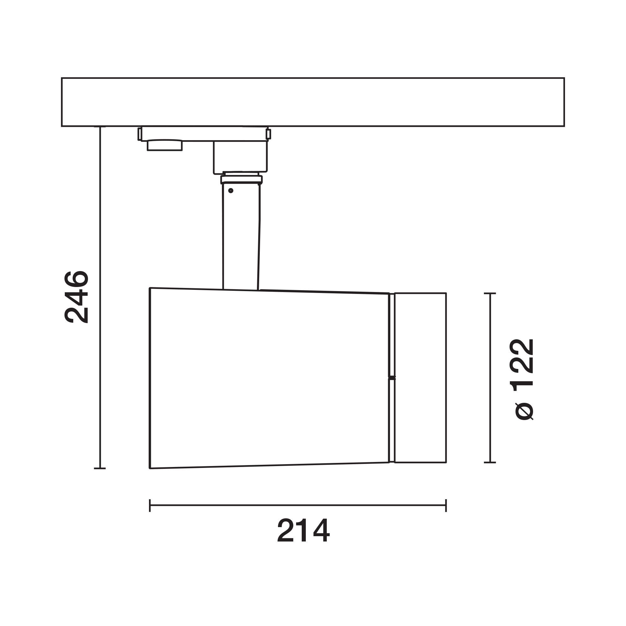 Заливка формы алюминия Сид освещения следа iGuzzini этап ARCH-00151811 - Вид №13
