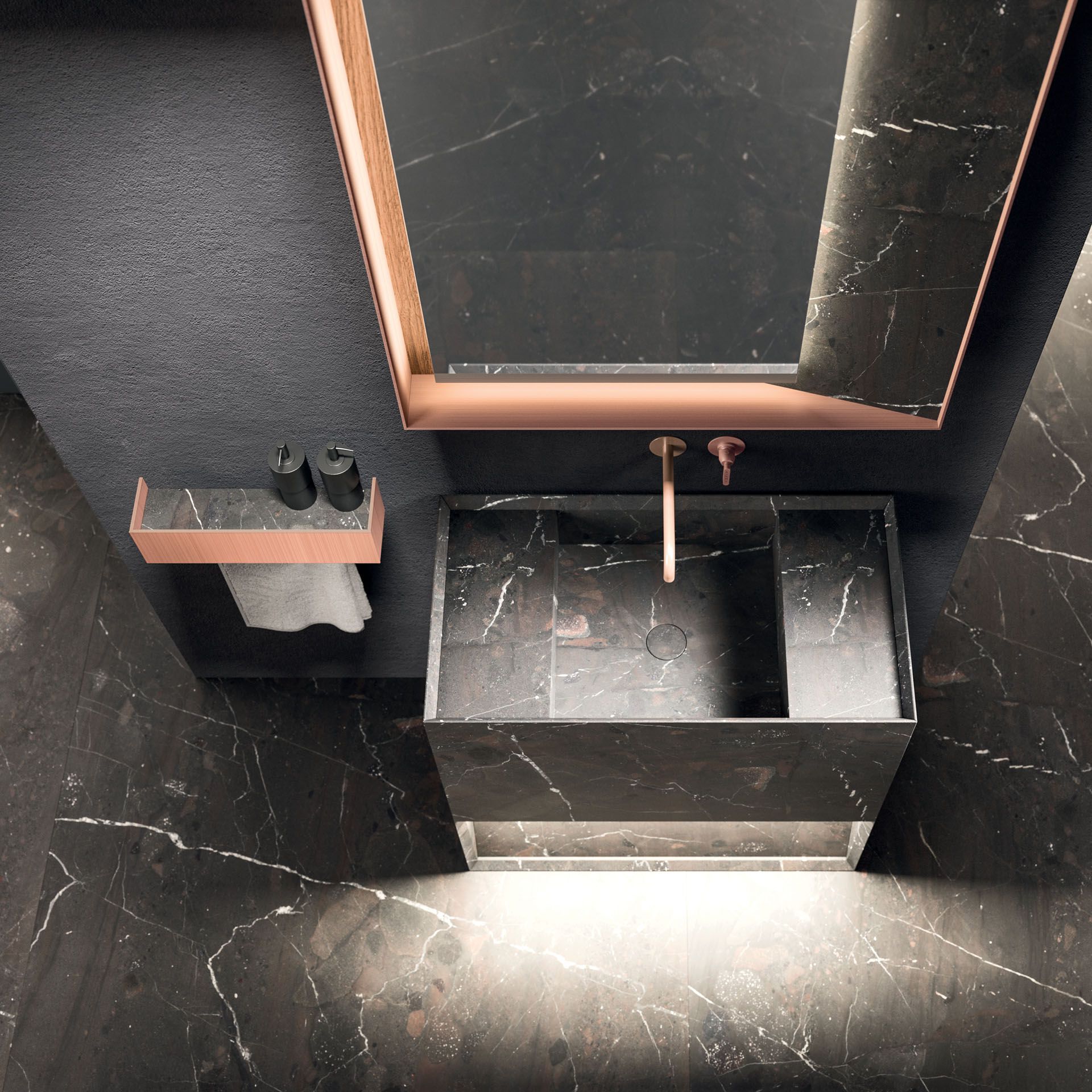 Одноместный напольный умывальник Arrital Must ARCH-00110443 - Вид №3