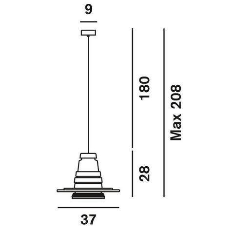 Foscarini LI0971 20 E Tool sosp grande подвес 90822 - Вид №1