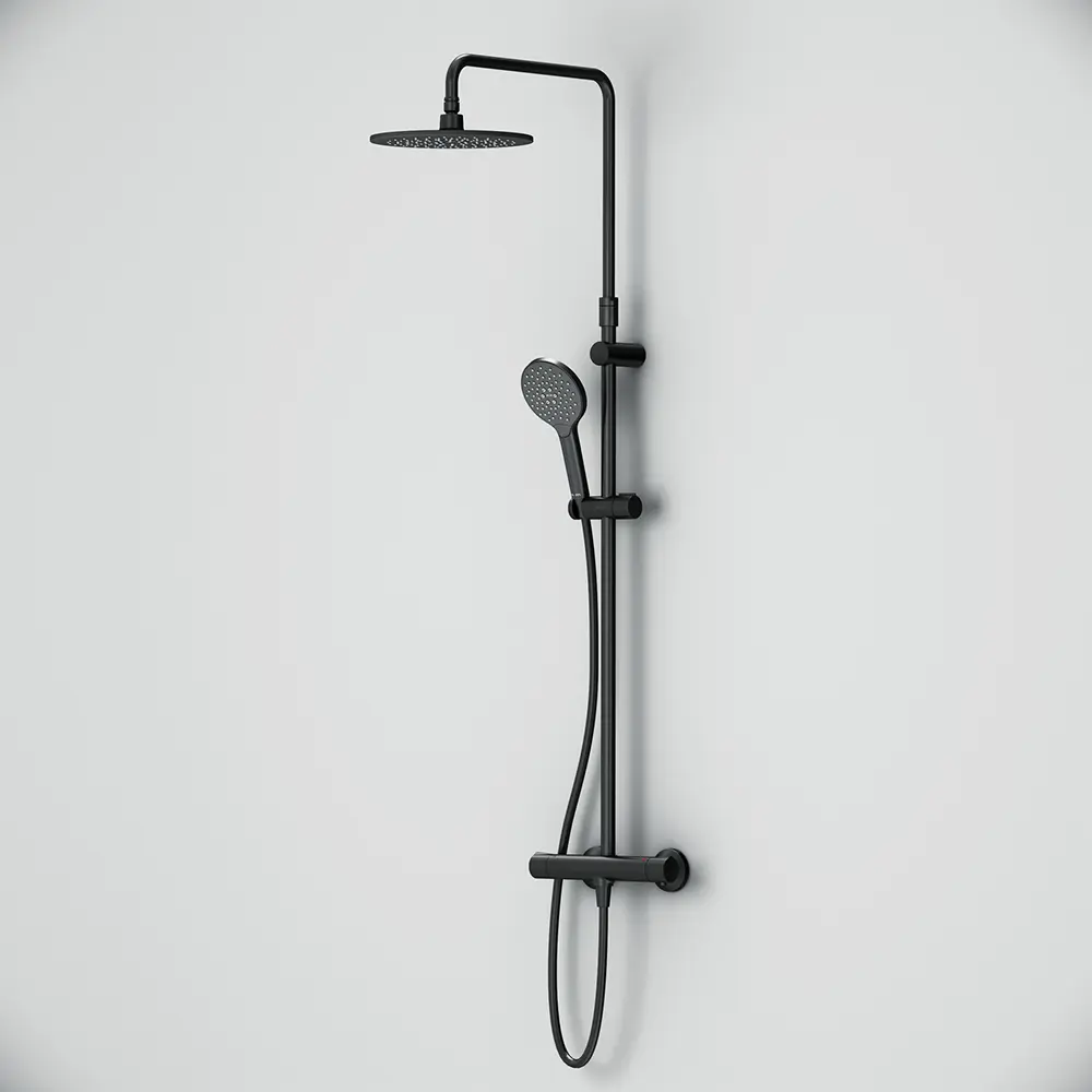 Душевая стойка AM.PM Moxie F079M422, с термостатом, 3 режима, цвет черный 87707673 STLM-2178346  - Вид №5