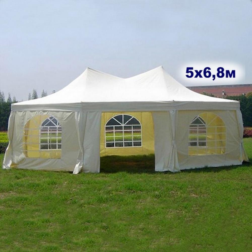 Шатер садовый бежевый 5х6,8 м AFINA  241151 Бежевый  - Вид №1