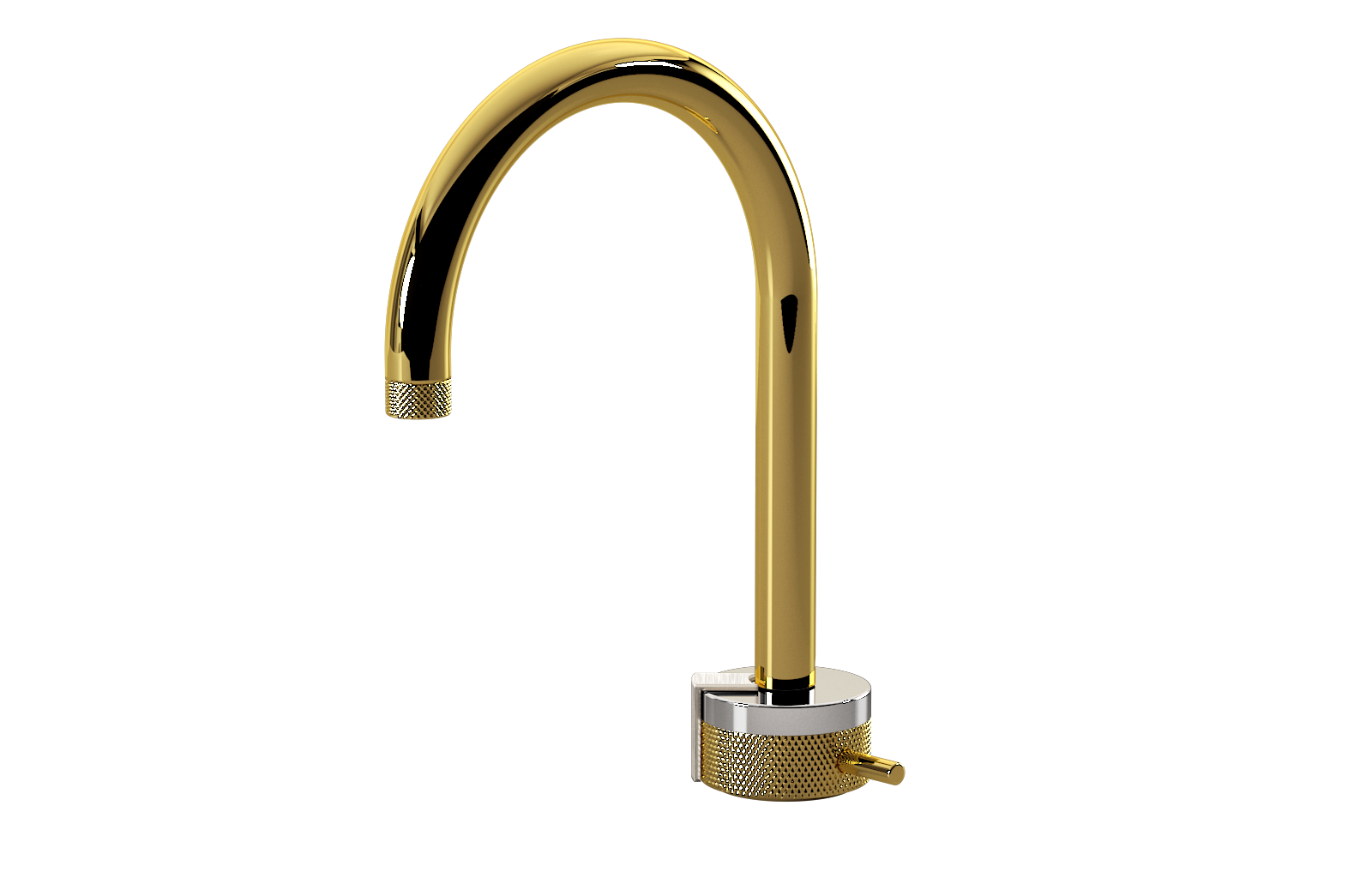 E-11502-R1PC-L2BNi-AU Однорычажный прогрессивный смеситель для раковины - излив 16см GRAFF MOD+