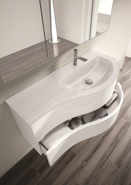 Ideagroup Подвесной туалетный столик с зеркалом Smyle sun-id-1382935 - Вид №3