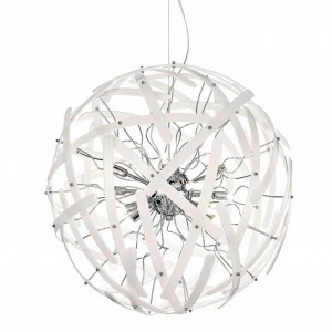 Подвесной светильник Ideal Lux Lemon SP Bianco IDEAL LUX ДИЗАЙНЕРСКИЕ, LEMON BIANCO 072674 Прозрачный;серебро