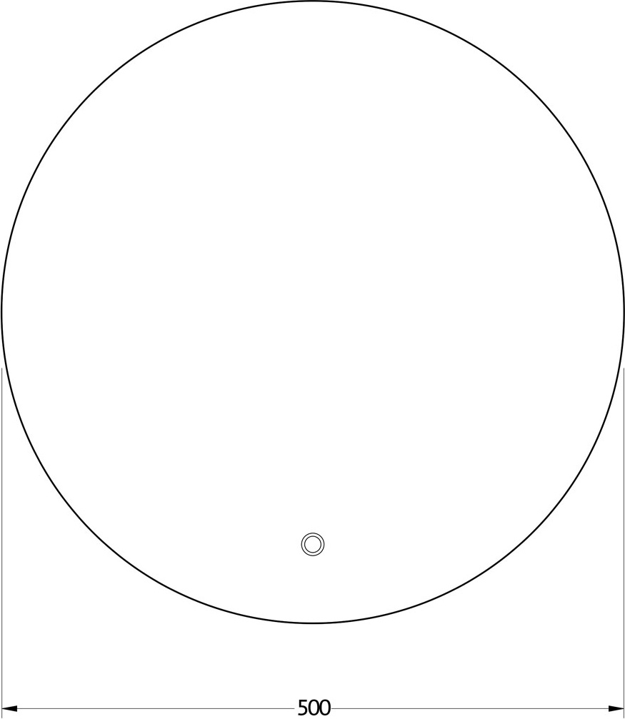 BY 2642 Зеркало с LED-подсветкой 12 W EVOFORM Ledshine - Вид №1