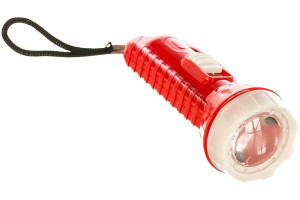 15906475 Фонарь, красный, 1LED, линза, 1 режим, 3xAG10, пластик 920-TH 12858 Ultraflash