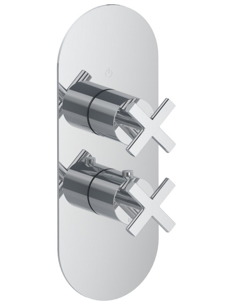 5612/2/P/E
+ 484021 Bellosta Rubinetterie ВСТРОЕННЫЙ ТЕРМОСТАТИЧЕСКИЙ СМЕСИТЕЛЬ С ДИВЕРТЕРОМ НА 2 ВЫХОДА Movida