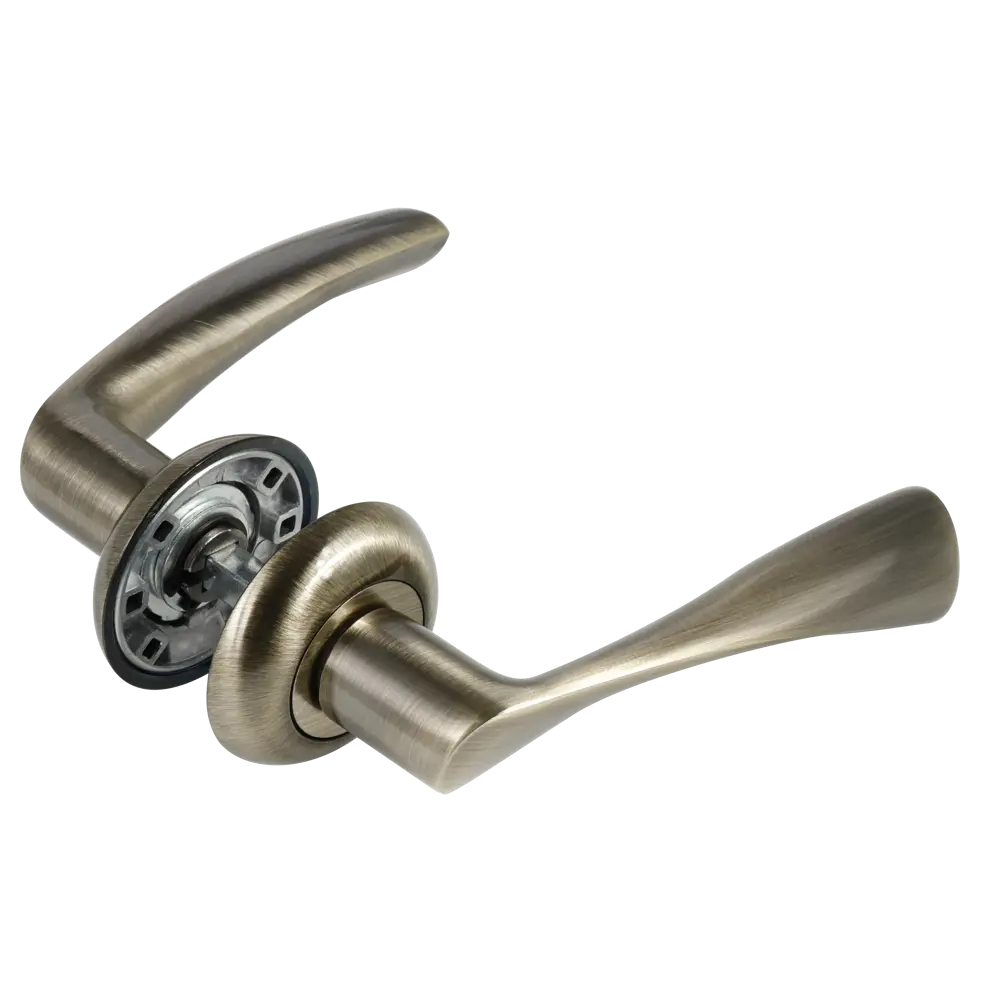 Дверная ручка EDSON EDS-14-Z01 бронзовая с эргономичным дизайном 82677948 STLM-0033858