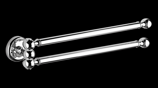 SH214 Держатель для полотенец, двойной, поворотный bagno&associati SHIRE Bagno & Associati