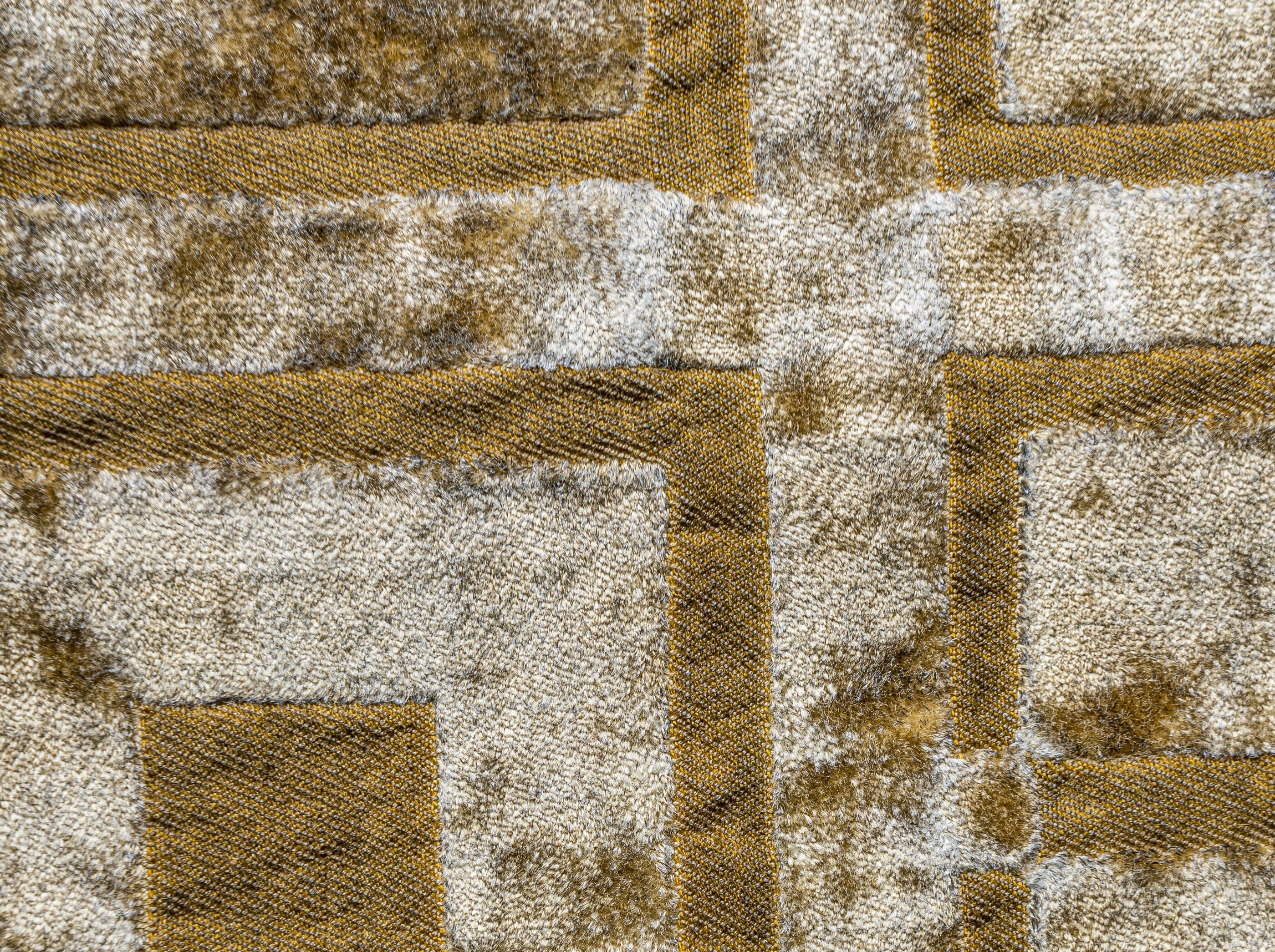 Жаккардовая ткань из вискозы, хлопка и льна с графическим рисунком The House of Lyria GARNATILLA ARCH-00133607 - Вид №1